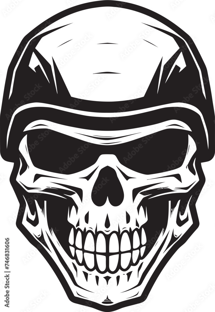 BoneSentinel Helmeted Skull Logo Design SkullHerald Vector Logo with Skull in Helmet BoneSentinel Helmeted Skull Logo Design SkullHerald Vector Logo with Skull in Helmet