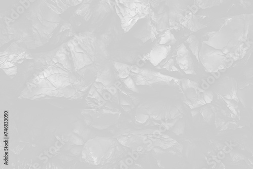 White natural bold abstract rock background. Light gray stone texture mountain close-up cracked for banner ad design copy space