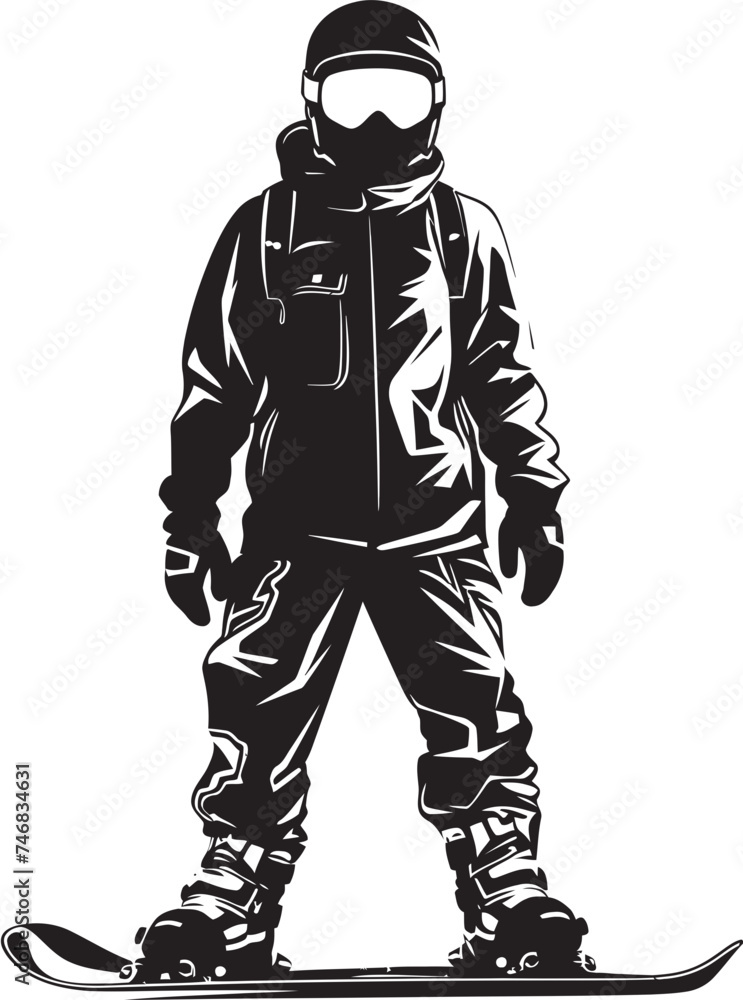 Frozen Fury Vector Logo featuring Snowboarding Man Slope Shredder Graphic Design with Snowboarding Man Icon Frozen Fury Vector Logo featuring Snowboarding Man Slope Shredder Graphic Design with Snowboarding Man Icon