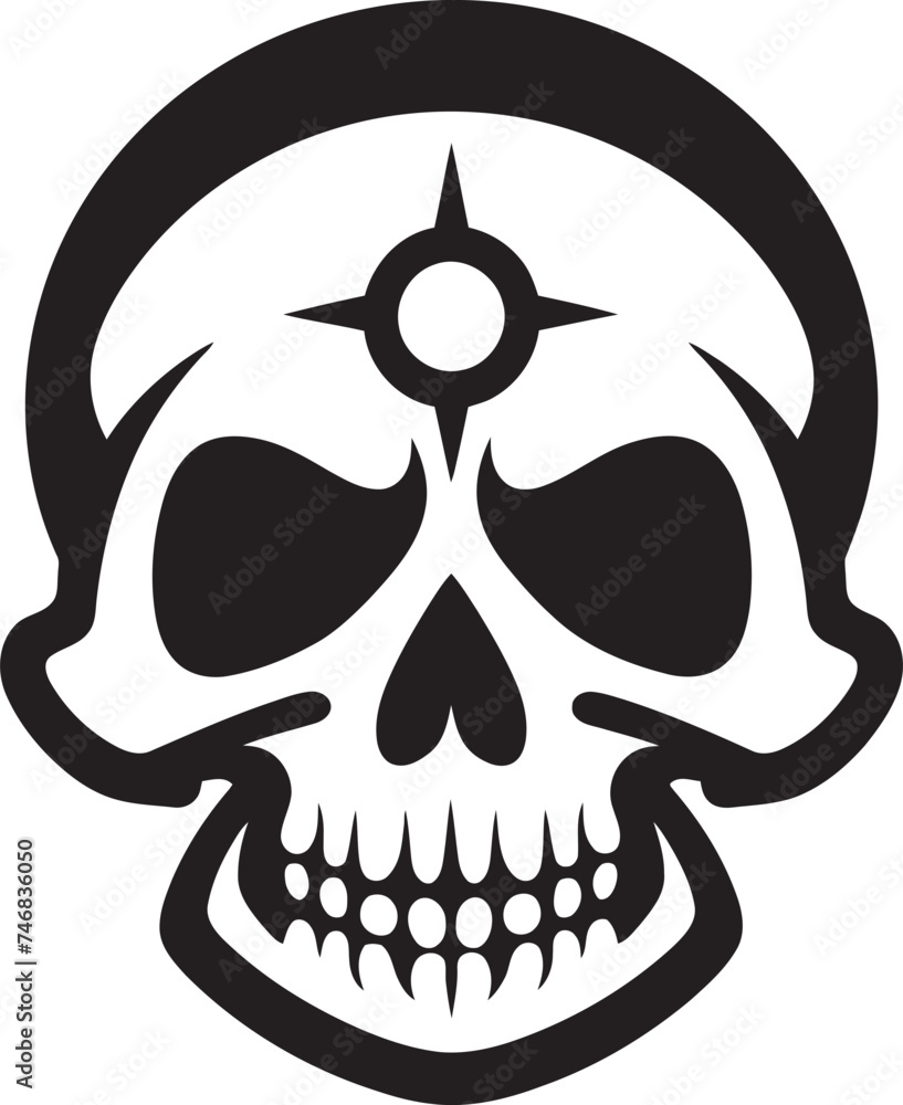 Poisonous Portrait Toxic Skull Vector Logo Design Hazardous Head Graphic Icon of Toxic Skull Poisonous Portrait Toxic Skull Vector Logo Design Hazardous Head Graphic Icon of Toxic Skull