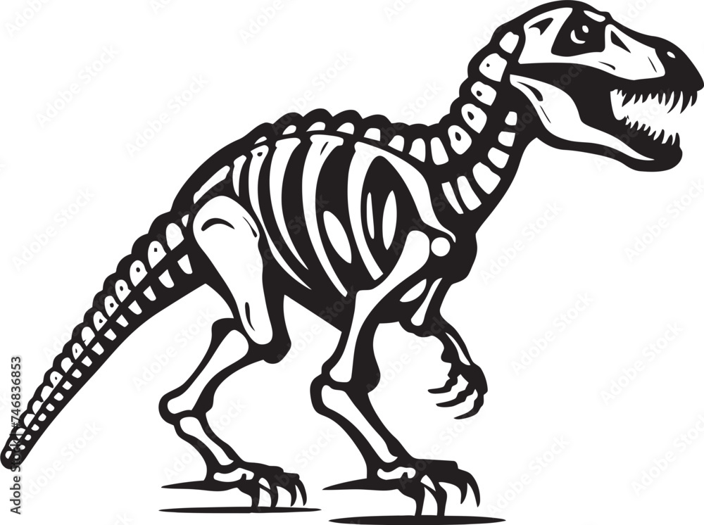 Paleontological Prestige Tyrannosaurus Icon Design Tyrannosaurus Tribute Vector Graphic Logo Paleontological Prestige Tyrannosaurus Icon Design Tyrannosaurus Tribute Vector Graphic Logo