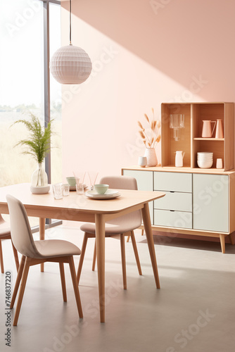 Contemporary JYSK Furniture and Scandi-Inspired Dining Setting: The Perfect Fusion of Functionality and Style © Logan
