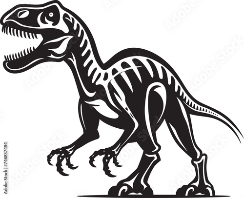 Tyrannosaurus Tribute Vector Logo Icon Dino Dynasty Iconic T Rex Emblem Design