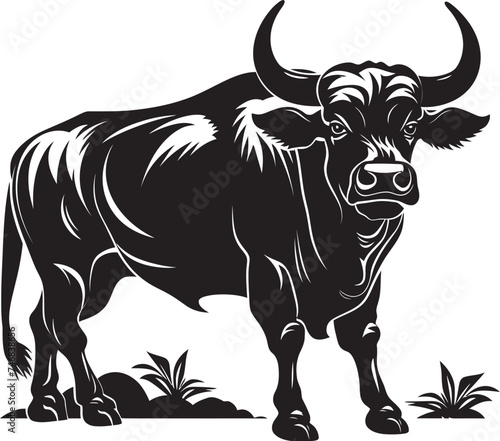 Tiki Traditions Tahitian Bull Vector Graphic Island Impressions Tahiti Style Bull Icon