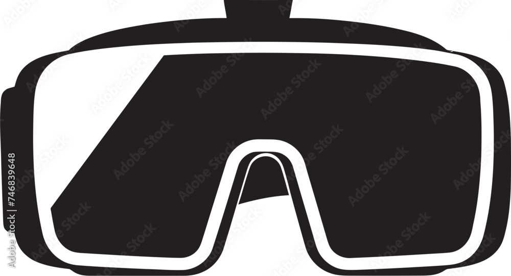 Cyber Sight Virtual Reality Goggles Vector Logo Digital Dreamscape VR Goggles Iconic Design Cyber Sight Virtual Reality Goggles Vector Logo Digital Dreamscape VR Goggles Iconic Design
