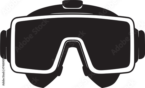 VR Visionary Goggles Vector Logo Digital Dreamland VR Goggles Iconic Design