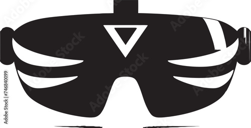VR Visionary Goggles Vector Logo Digital Dreamland Virtual Reality Iconic Design