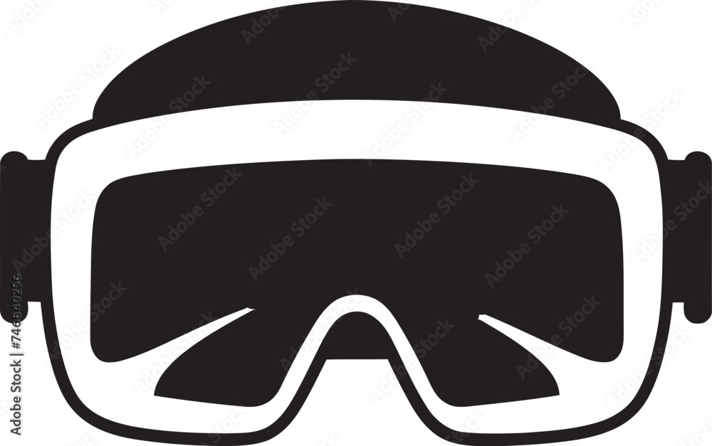 Digital Dream Virtual Reality Iconic Graphic Cyber Spectacles VR Goggles Emblem Design Digital Dream Virtual Reality Iconic Graphic Cyber Spectacles VR Goggles Emblem Design