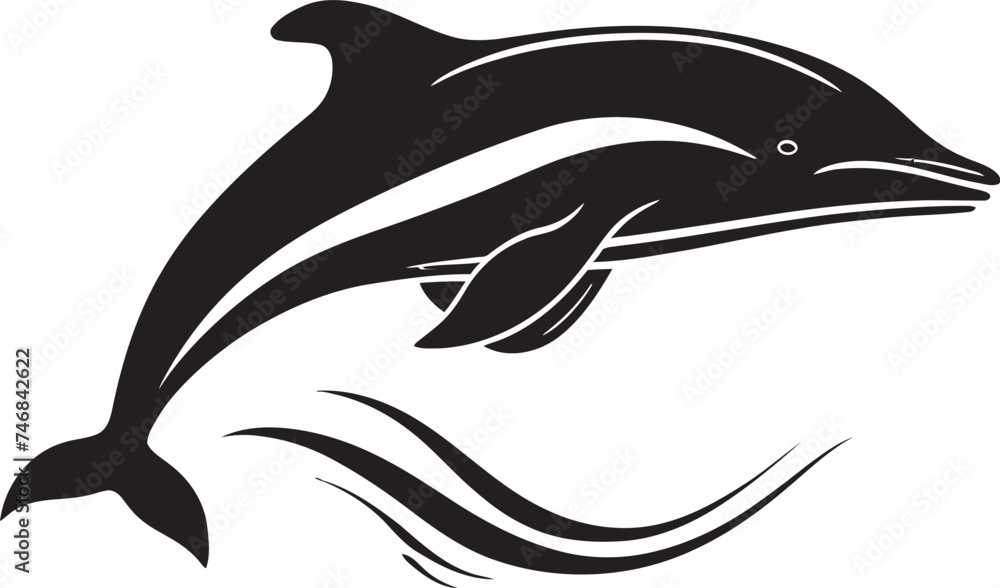 Aquatic Majesty Vector Logo Featuring a Whale Marine Monarch Whale Design Icon Aquatic Majesty Vector Logo Featuring a Whale Marine Monarch Whale Design Icon