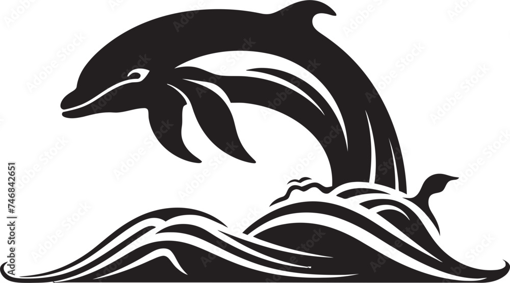 Whale Song Emblematic Design of the Deep Majestic Leviathan Whale Vector Logo Design Whale Song Emblematic Design of the Deep Majestic Leviathan Whale Vector Logo Design