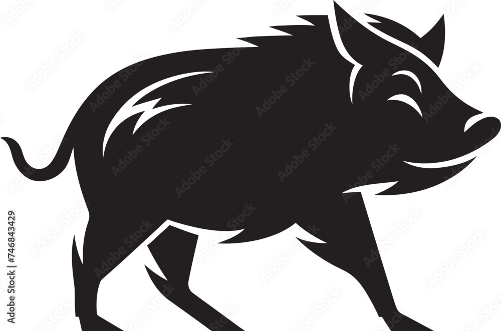 Rampant Roar Iconic Logo with Wild Boar Boar Battleground Wild Boar Emblematic Design Rampant Roar Iconic Logo with Wild Boar Boar Battleground Wild Boar Emblematic Design