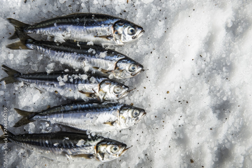 Fresh salted sardine group