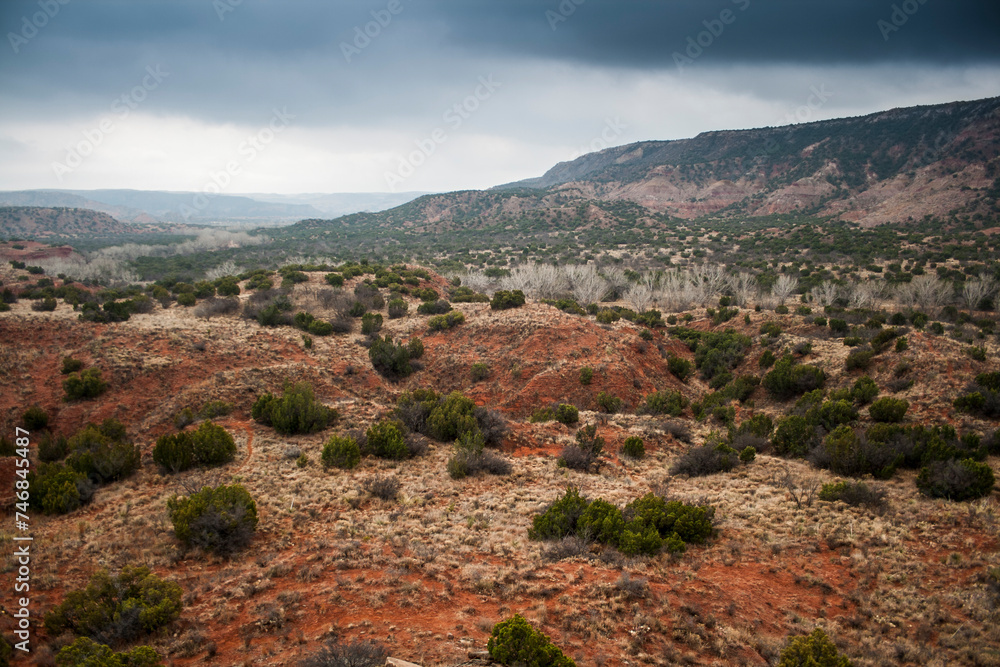 Cloudy Day at Palo Duro Canyon State Park, Texas