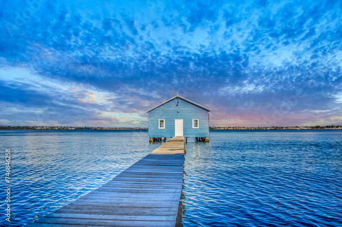 The Crawley Boat House on Perth's Swan River in Western Australia