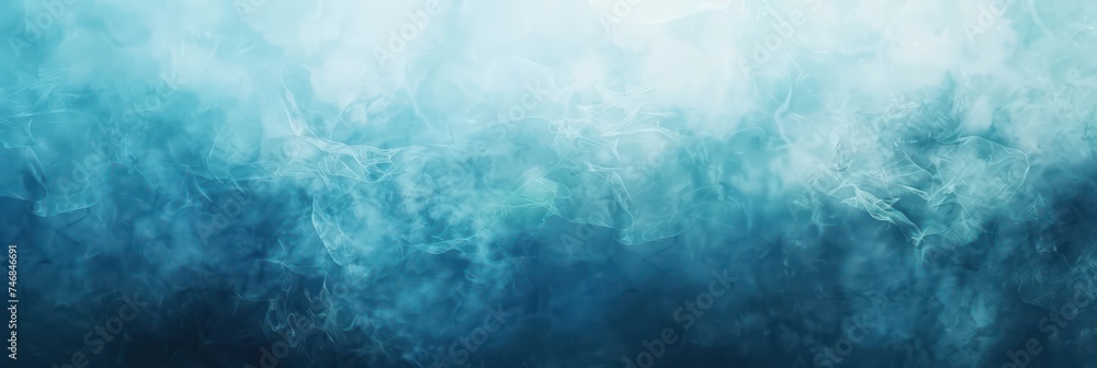 Gentle wavy blue fabric design with soft texture