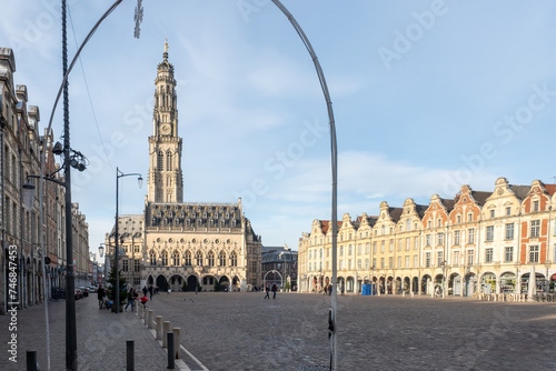 Heroe's Square and Town Hall - Arras, France