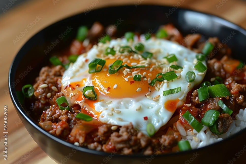 Spam fried stew dish from Korea Spam fried stew dish from Korea