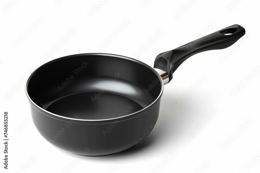 White background with non stick pot White background with non stick pot