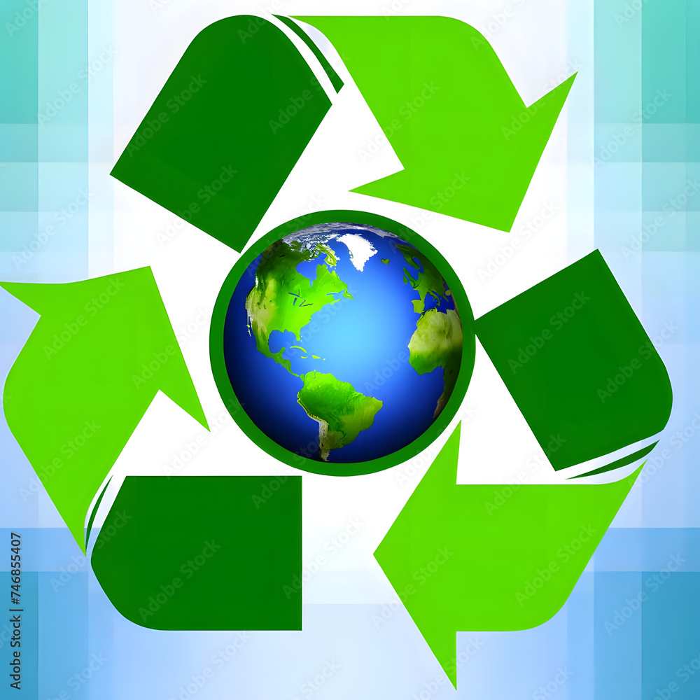 Global Recycling: Earth-Centric Sustainability Concept