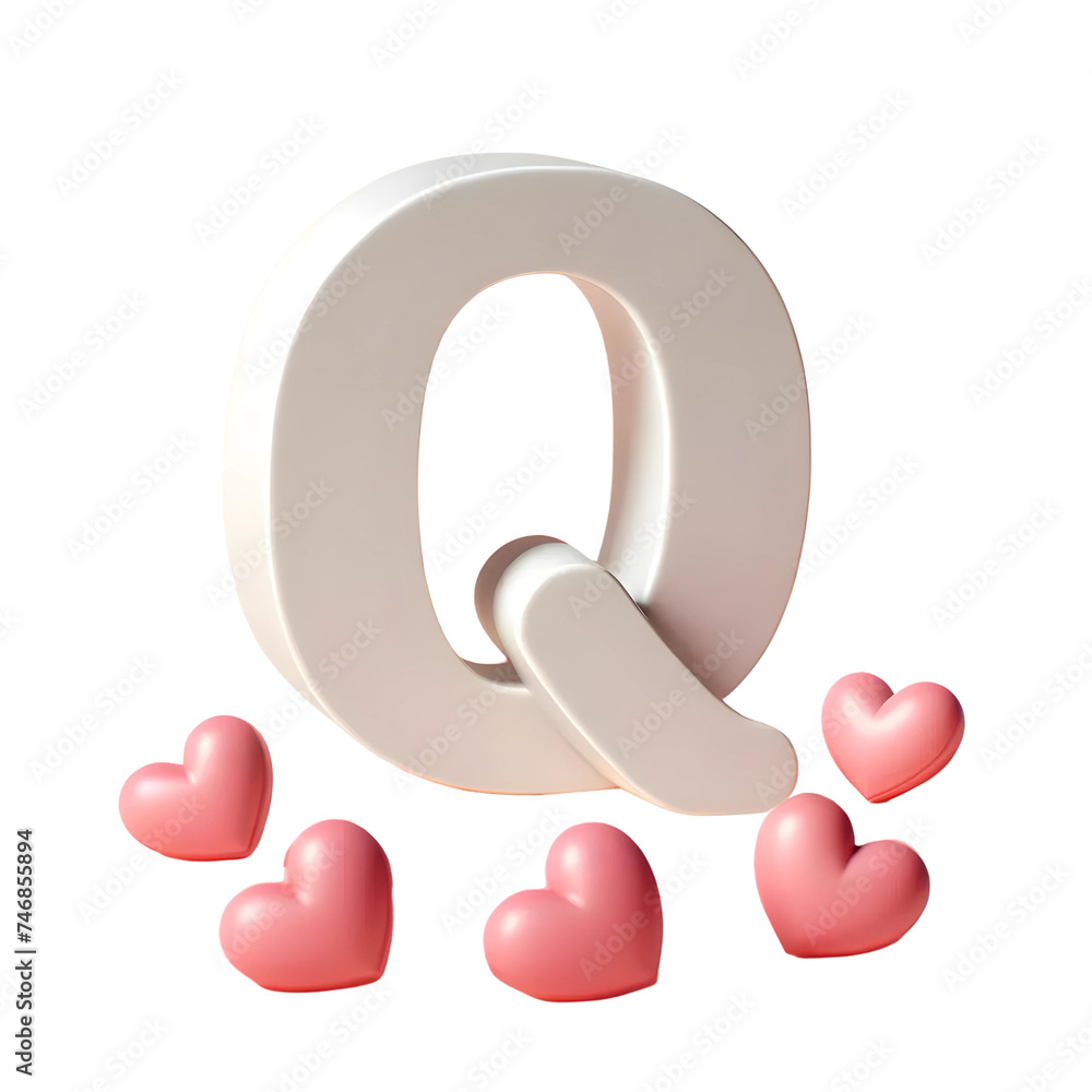3D Letter Q 3D Letter Q