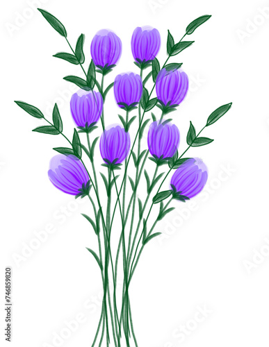 Wallpaper Mural bouquet of flowers Torontodigital.ca