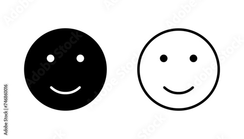 smile icon set. smile emoticon icon. feedback
