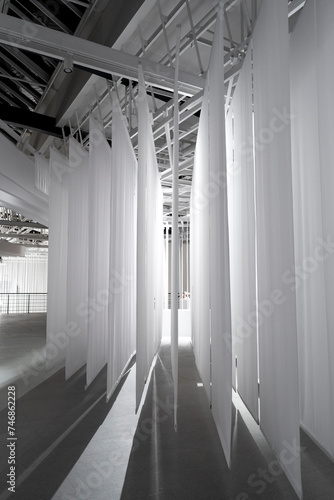 corridor in the building