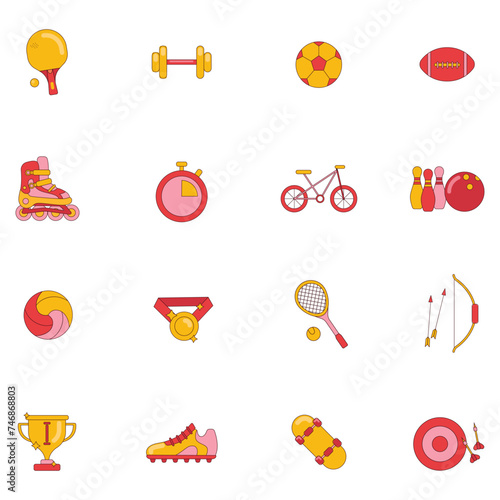 set of icons for sports. Sport icons set. Sports icons collection. sport icons vector set