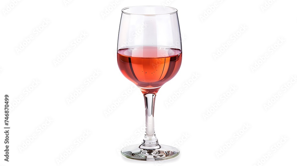 A glass of wine on a WHITE background A glass of wine on a WHITE background