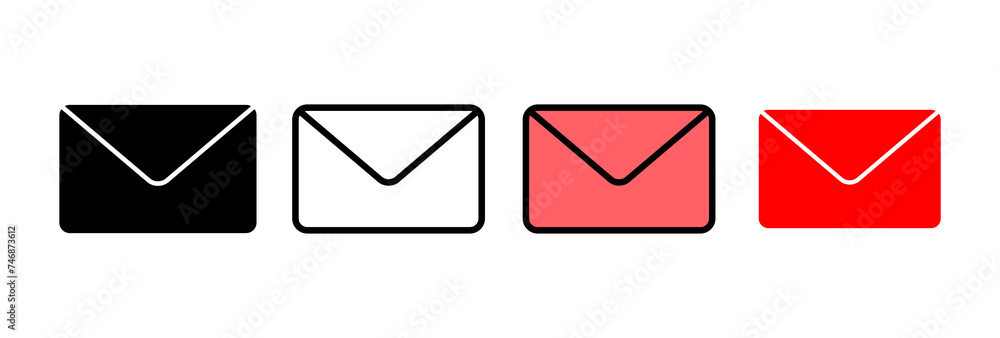 Mail icon vector illustration. email sign and symbol. E-mail icon. Envelope icon Mail icon vector illustration. email sign and symbol. E-mail icon. Envelope icon