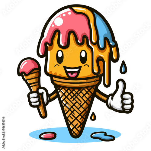 Helado Tierno - Heladin - toon ice cream