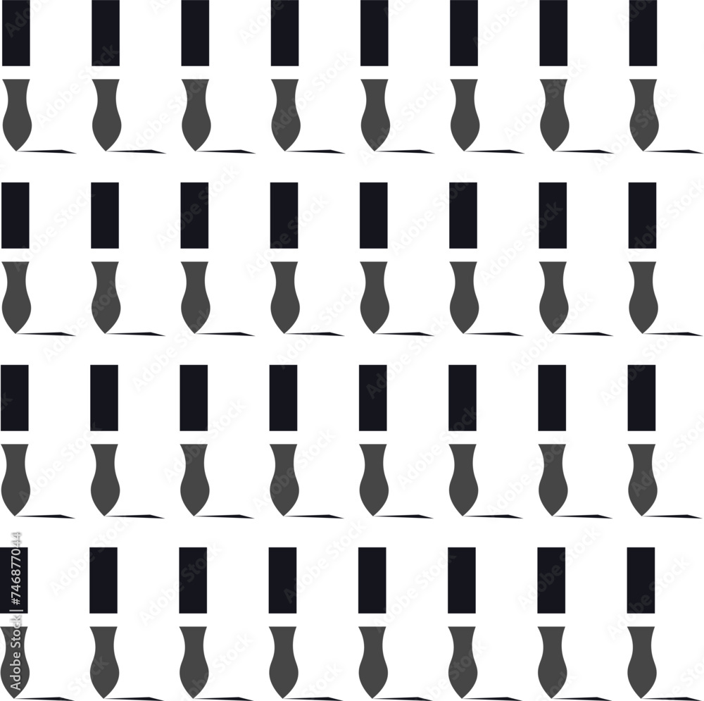 Geometric shapes imitate a writing pen Geometric shapes imitate a writing pen