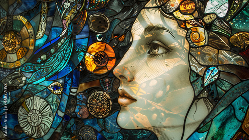 Renaissance Reverie: Stained Glass Artistry