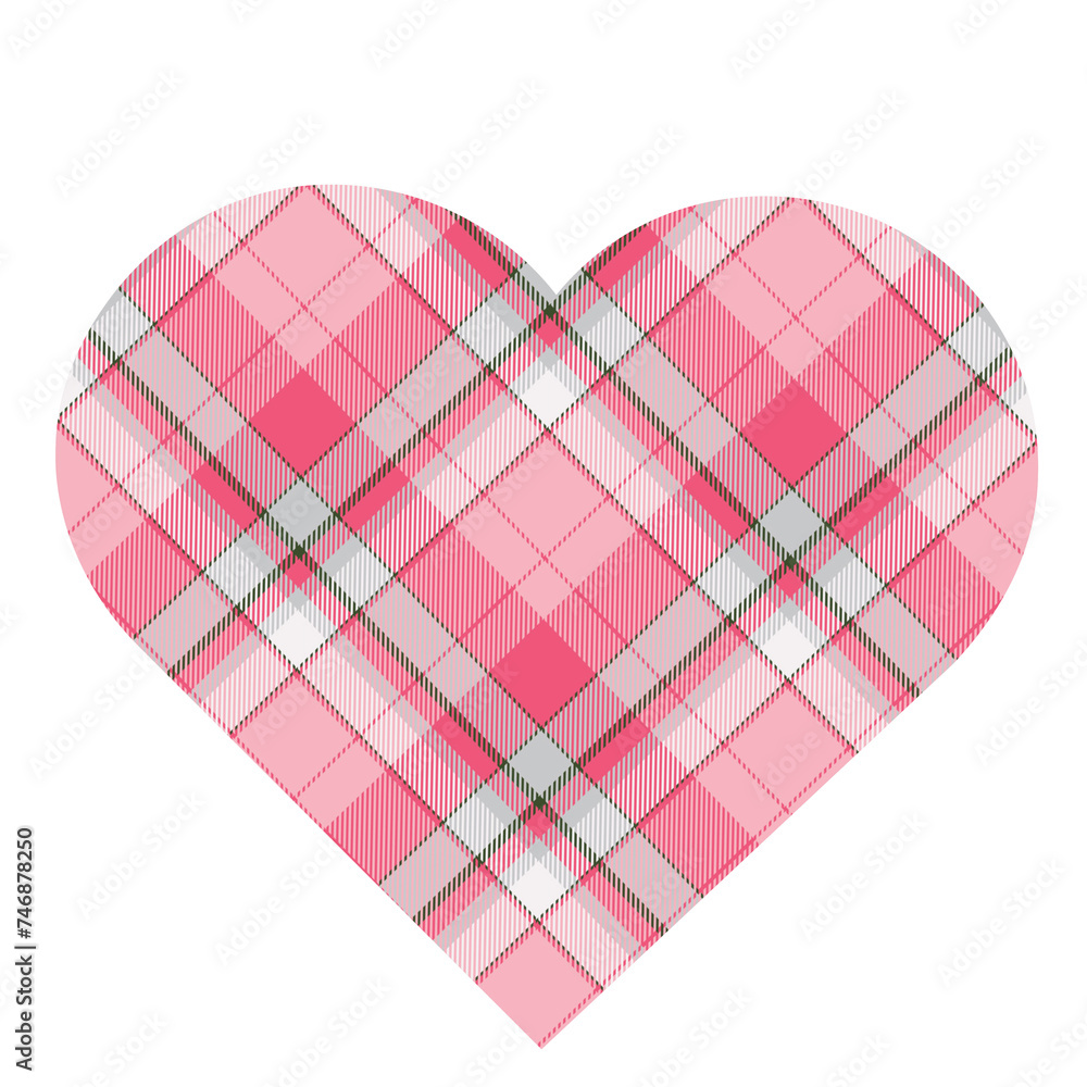 pink heart shape - obrazy, fototapety, plakaty 