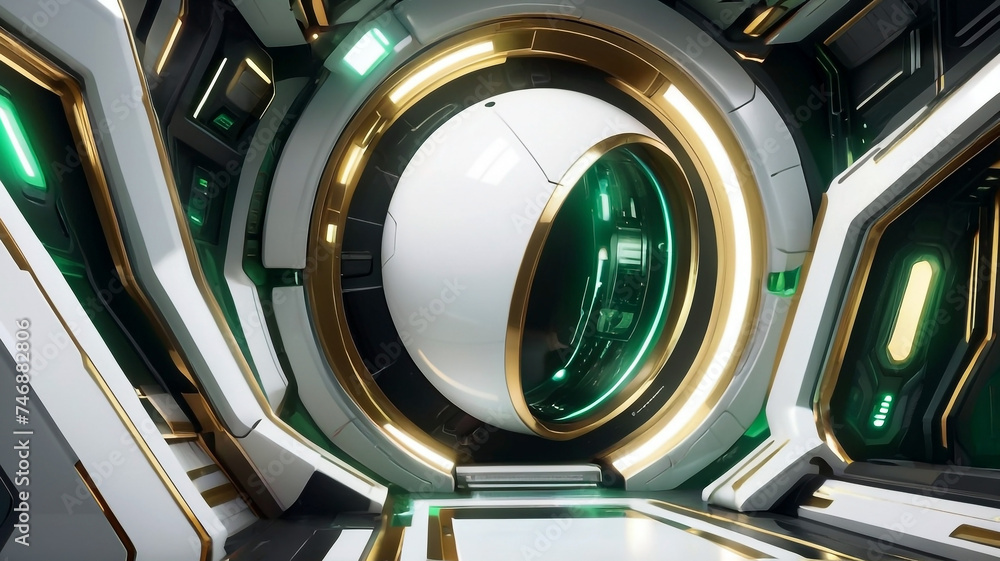 Futuristic sci fi background Futuristic sci fi background