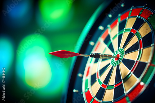 Visual Representation of Precision and Accuracy through Dartboard Bullseye