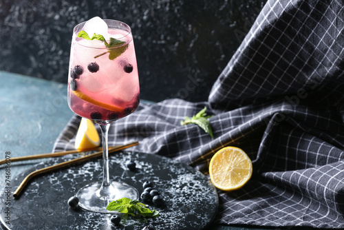 Refreshing blueberry lemona...