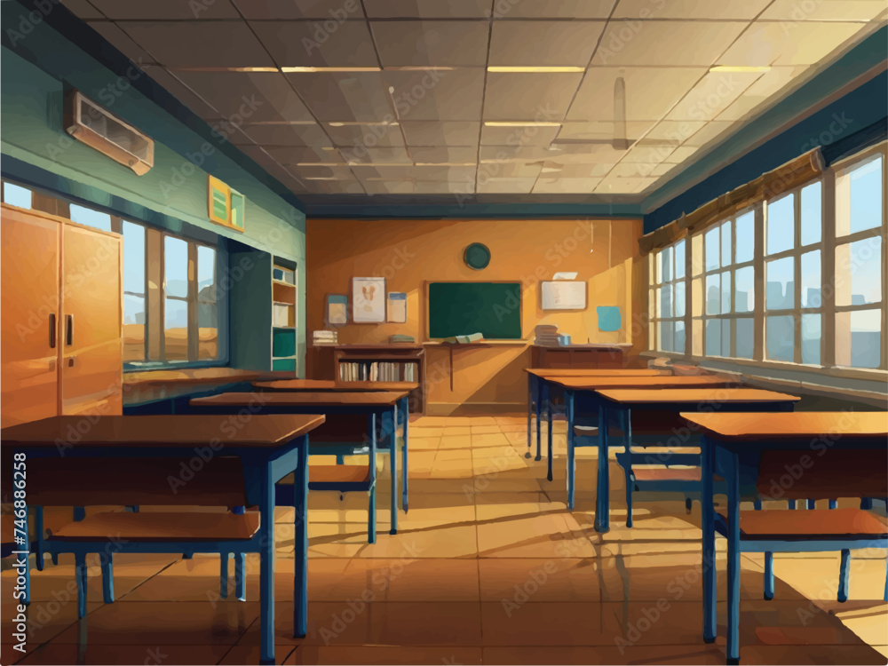 classroom in school