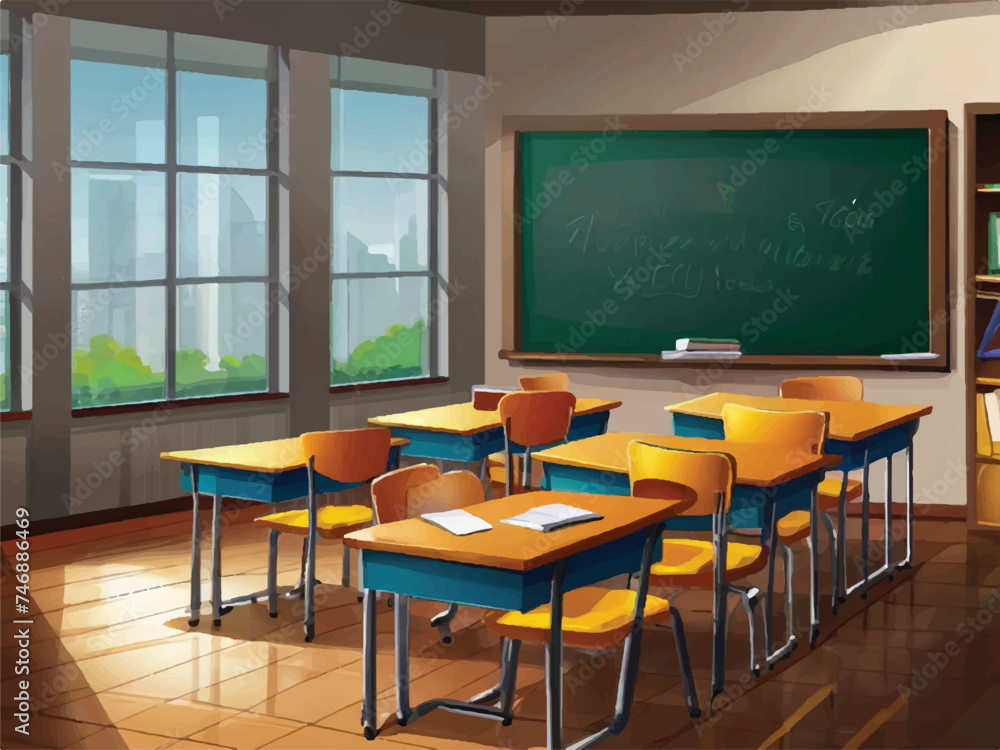 classroom in school classroom in school