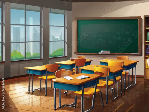 classroom in school