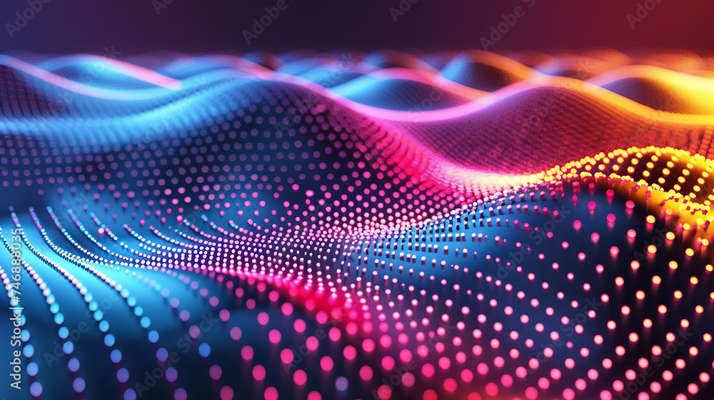 AI art, dot background AI art, dot background