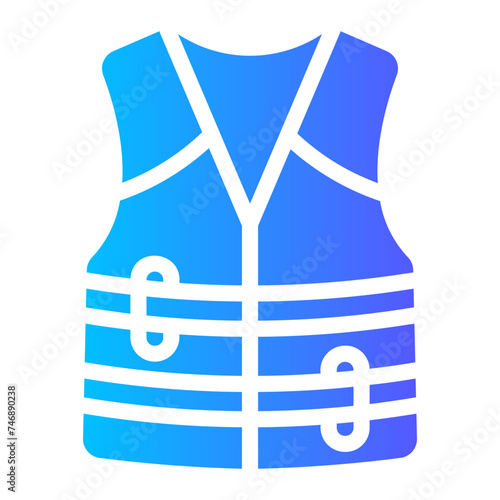 life jacket Gradient icon