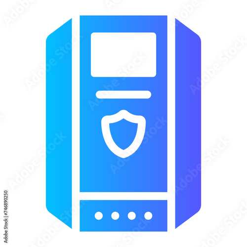 police shield Gradient icon