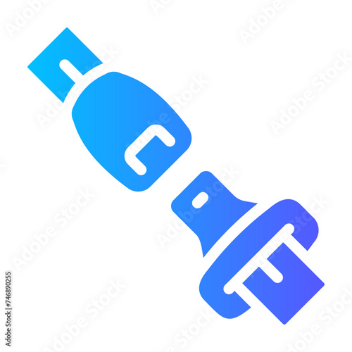 seat belt Gradient icon