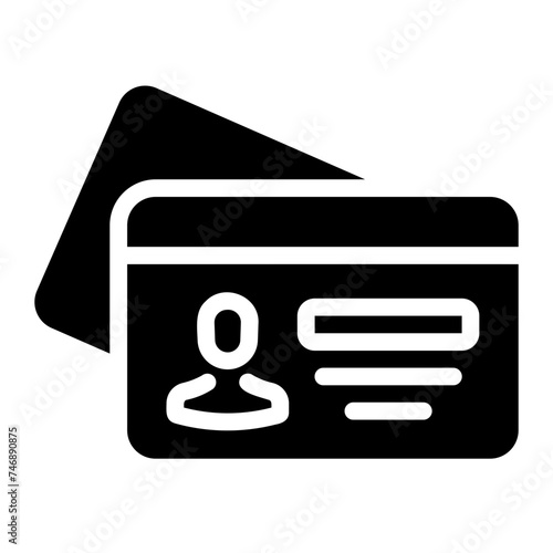 id card Solid icon
