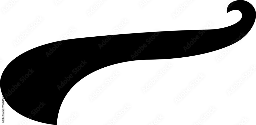 Swoosh and swoop underline typography tail shape in fill style. Brush drawn curved smear. Hand drawn curly swish, swash, squiggle, twiddle. vector calligraphy doodle swirl on transparent background. Swoosh and swoop underline typography tail shape in fill style. Brush drawn curved smear. Hand drawn curly swish, swash, squiggle, twiddle. vector calligraphy doodle swirl on transparent background.