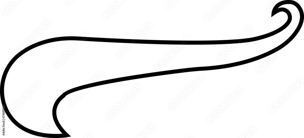 Swoosh and swoop underline typography tail shape in line style. Brush drawn curved smear. Hand drawn curly swish, swash, squiggle, twiddle. vector calligraphy doodle swirl on transparent background. Swoosh and swoop underline typography tail shape in line style. Brush drawn curved smear. Hand drawn curly swish, swash, squiggle, twiddle. vector calligraphy doodle swirl on transparent background.