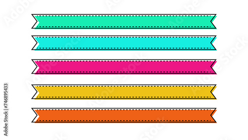 テロップベース、可愛い、りぼん、シンプル、ポップ