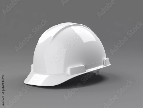 Blank White Construction Helmet Mockup