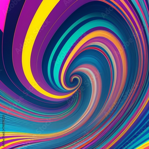 bstract colorful wave modern background